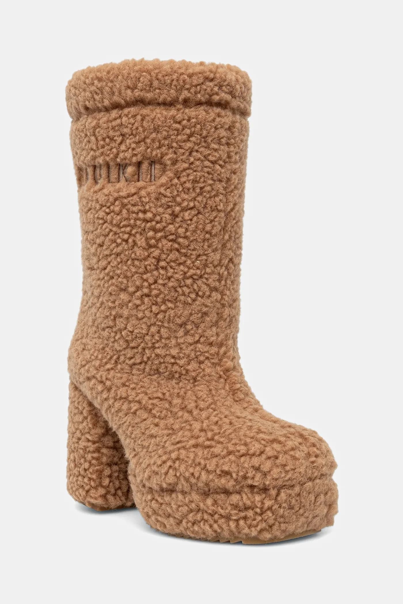 Ботильоны Curly на высоком каблуке