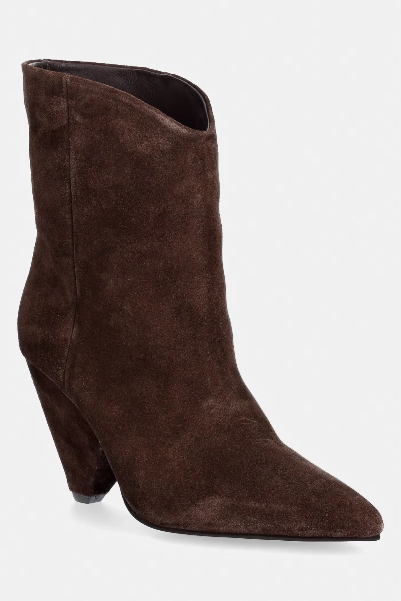 Замшевые ботильоны - фото 2