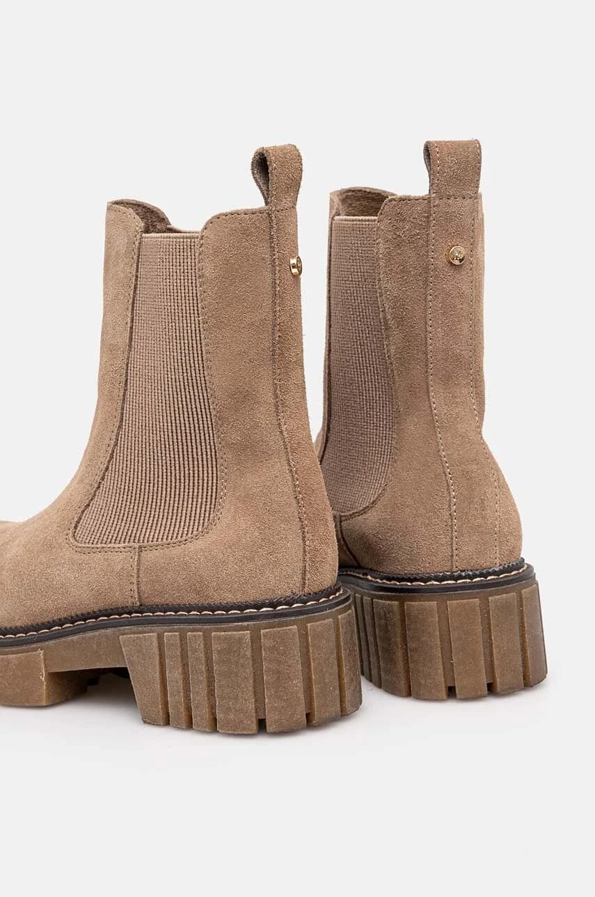 Замшевые ботильоны - фото 4
