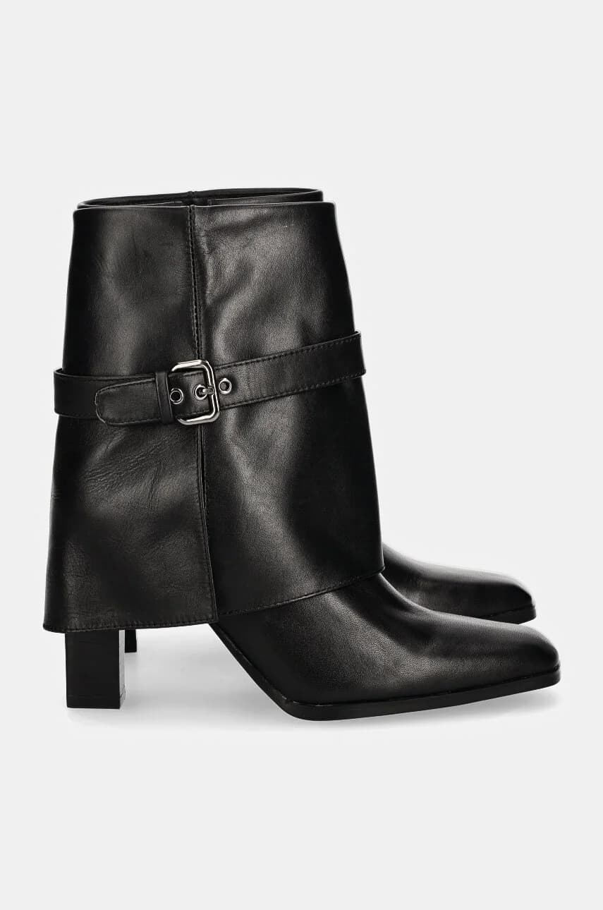 Кожаные ботильоны - фото 3