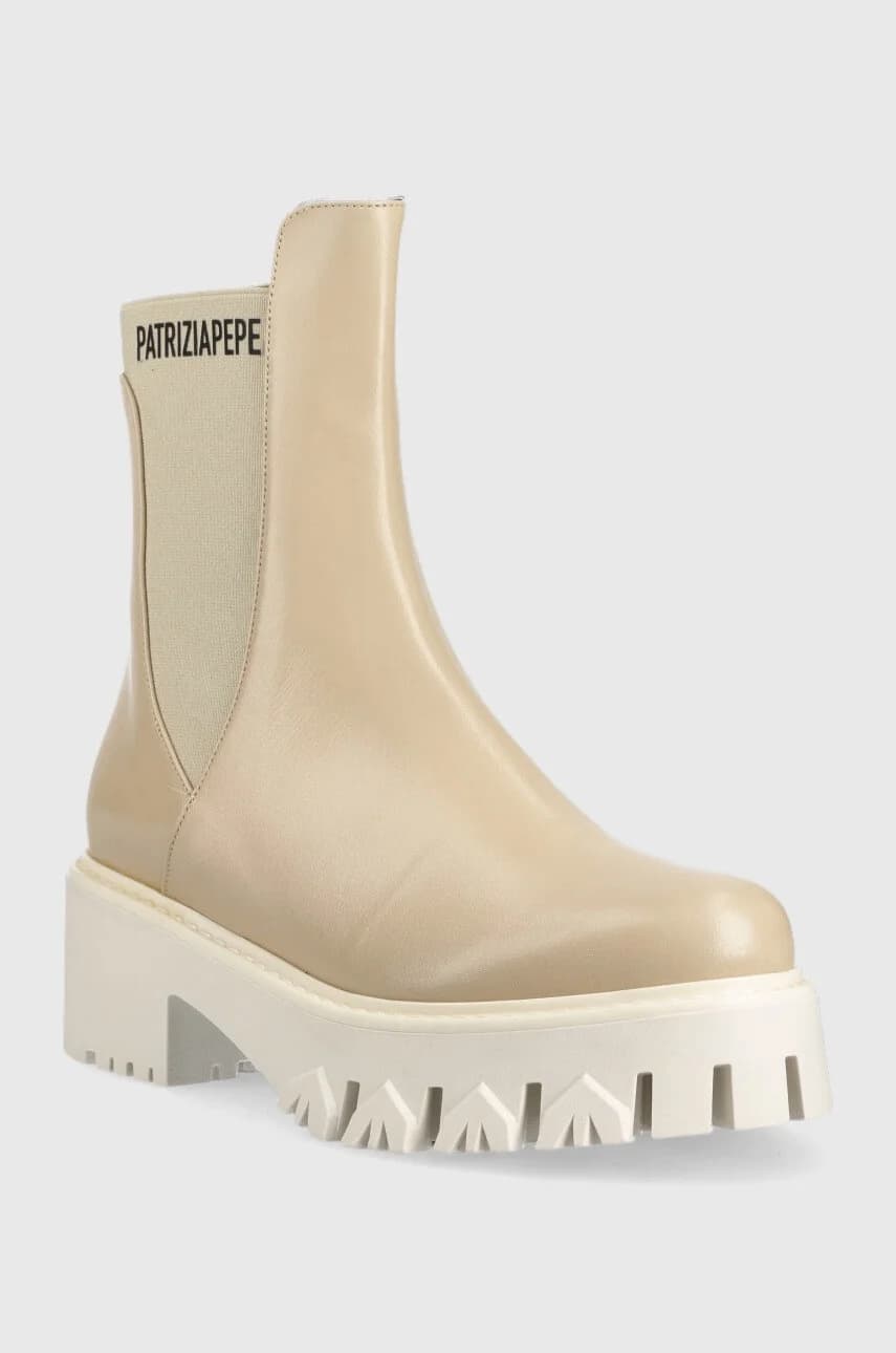 Кожаные ботинки челси - фото 2