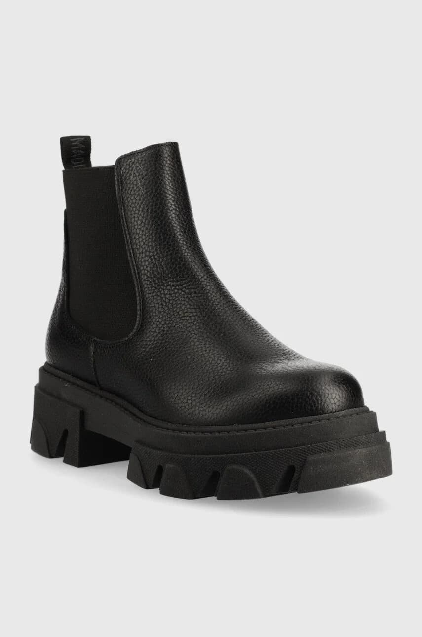 Ботинки челси из смесовой кожи - фото 2