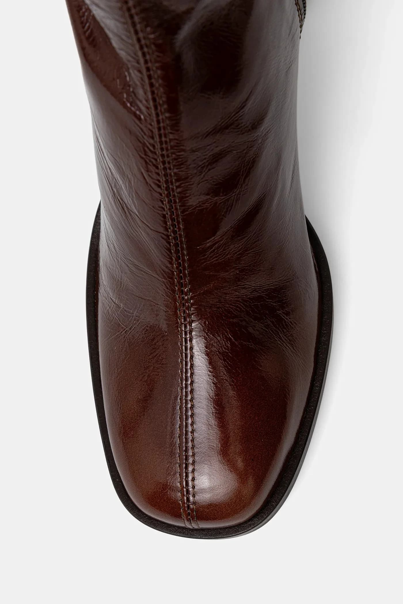 Кожаные ботильоны - фото 4