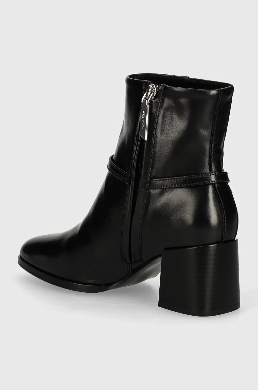 ANKLE BOOT 55 W/HW LTH кожаные ботильоны - фото 3
