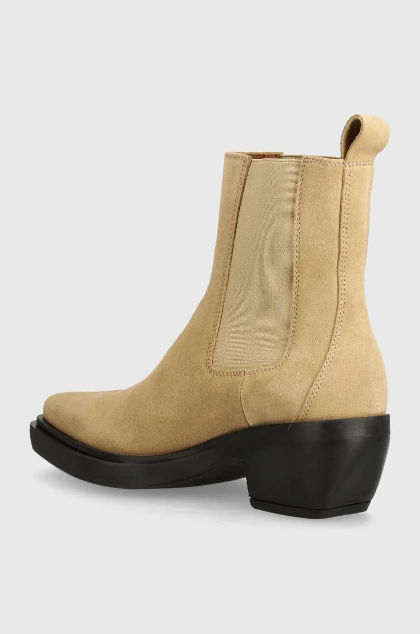 Замшевые ботинки челси - фото 3