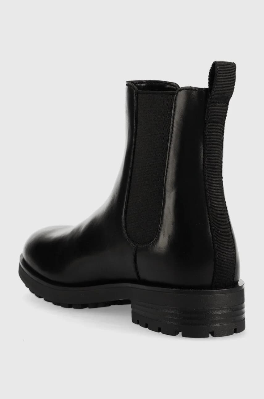 Кожаные ботинки челси - фото 3