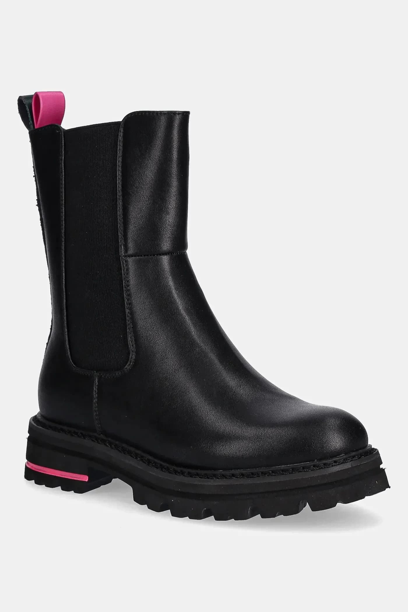 Кожаные ботинки челси для девочки