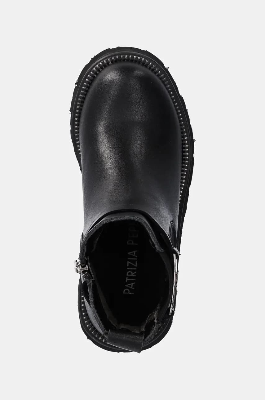 Кожаные ботинки челси для девочки - фото 4