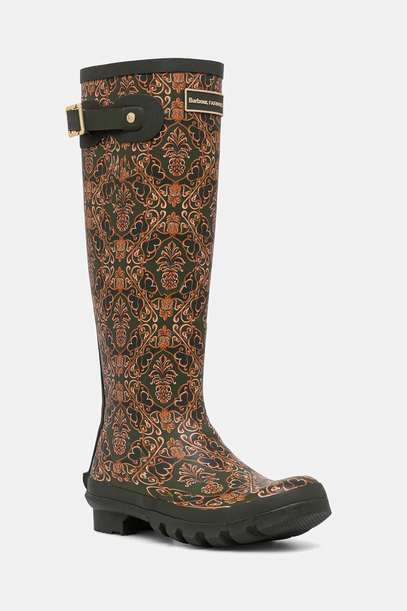 Резиновые сапоги Barbour x Farm Rio Cami Wellington