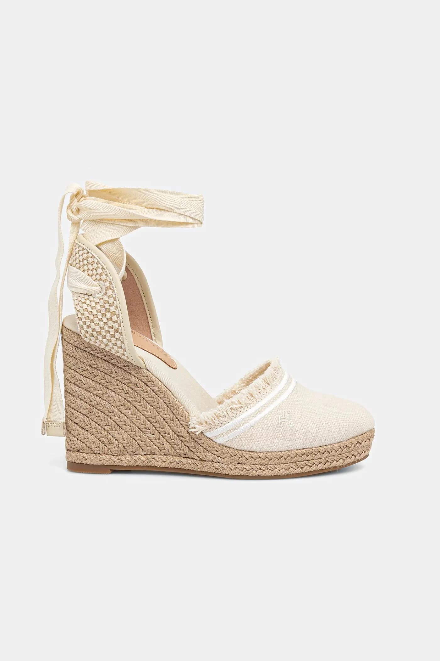 эспадрильи FRINGE CANVAS HIGH WEDGE - фото 2