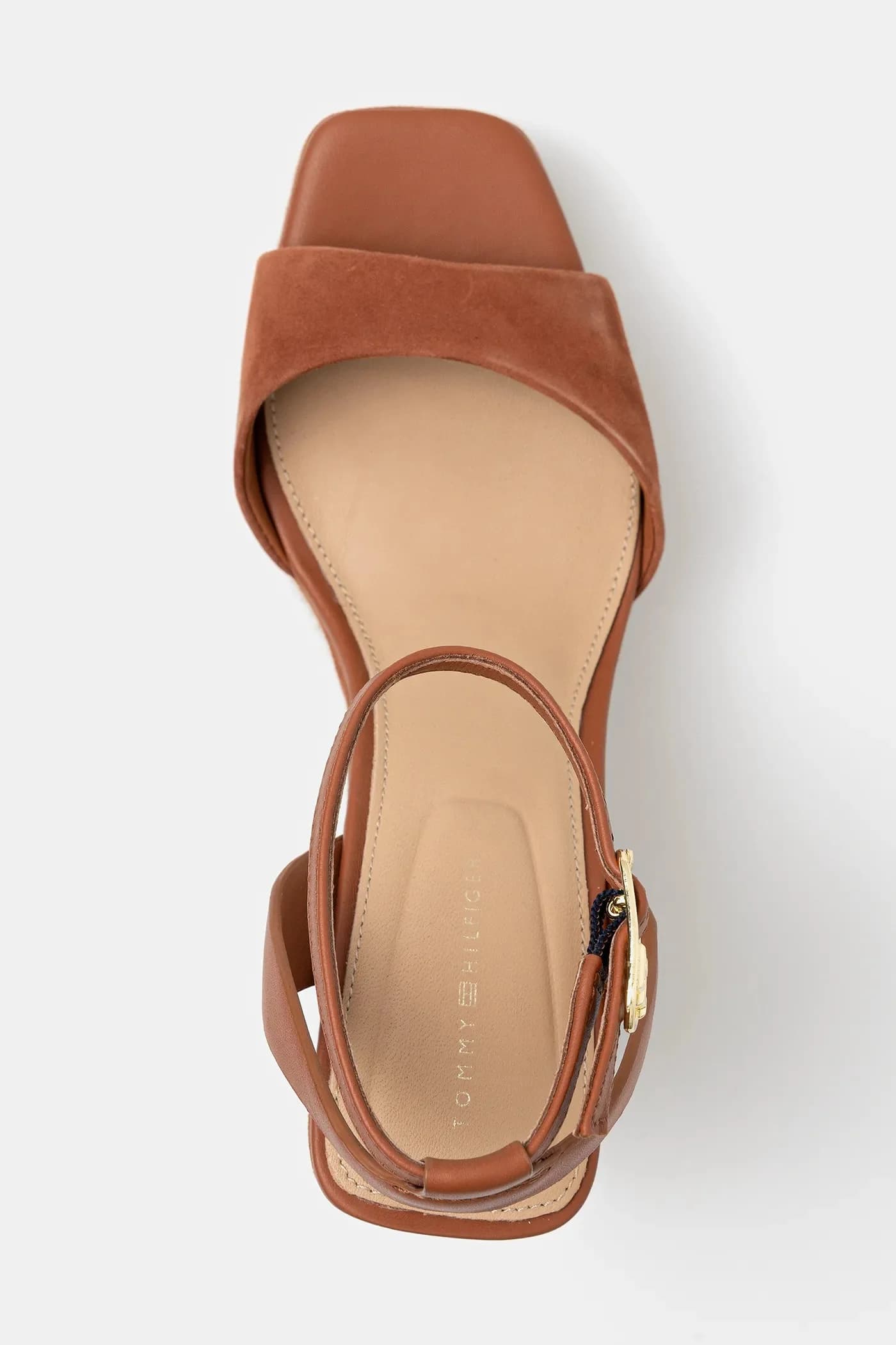 Кожаные сандалии LEATHER & SUEDE HIGH WEDGE ESPAD - фото 4