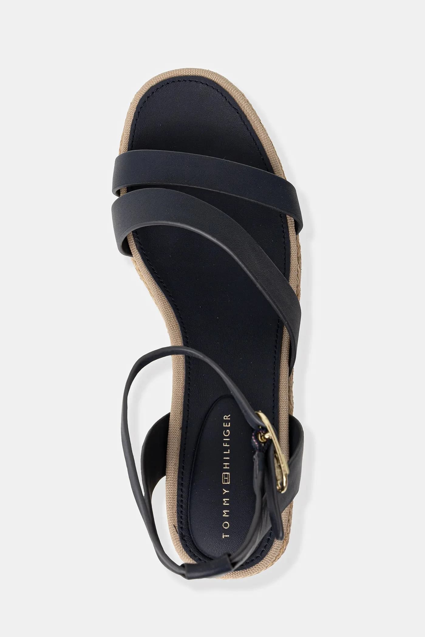 Кожаные сандалии ANKLE STRAP LEATHER PLATFORM - фото 4