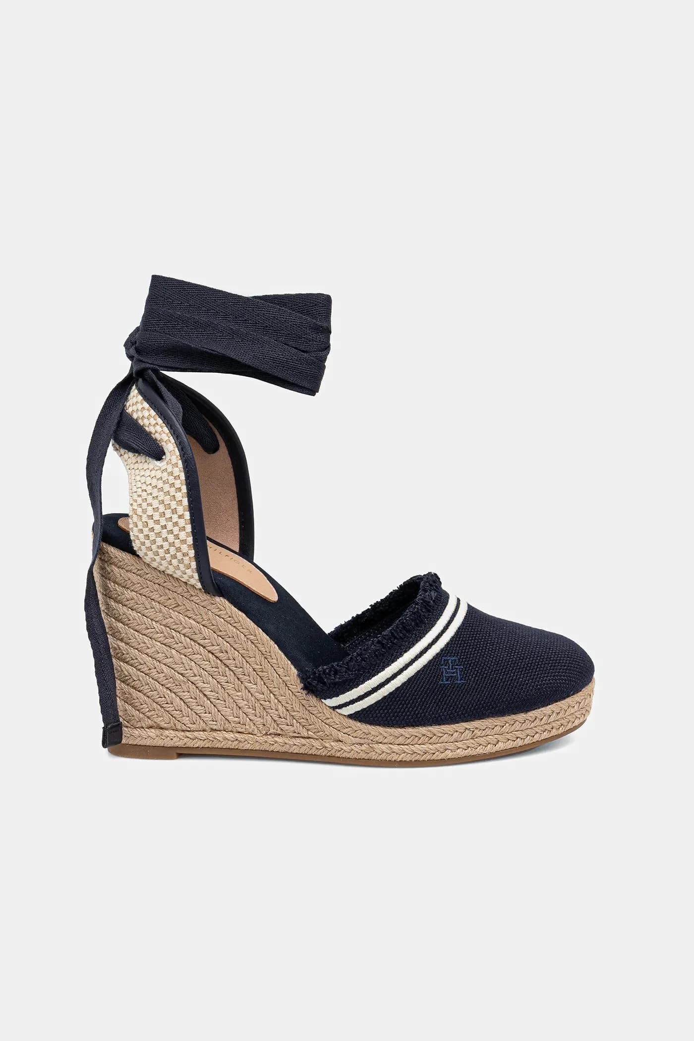 эспадрильи FRINGE CANVAS HIGH WEDGE - фото 2