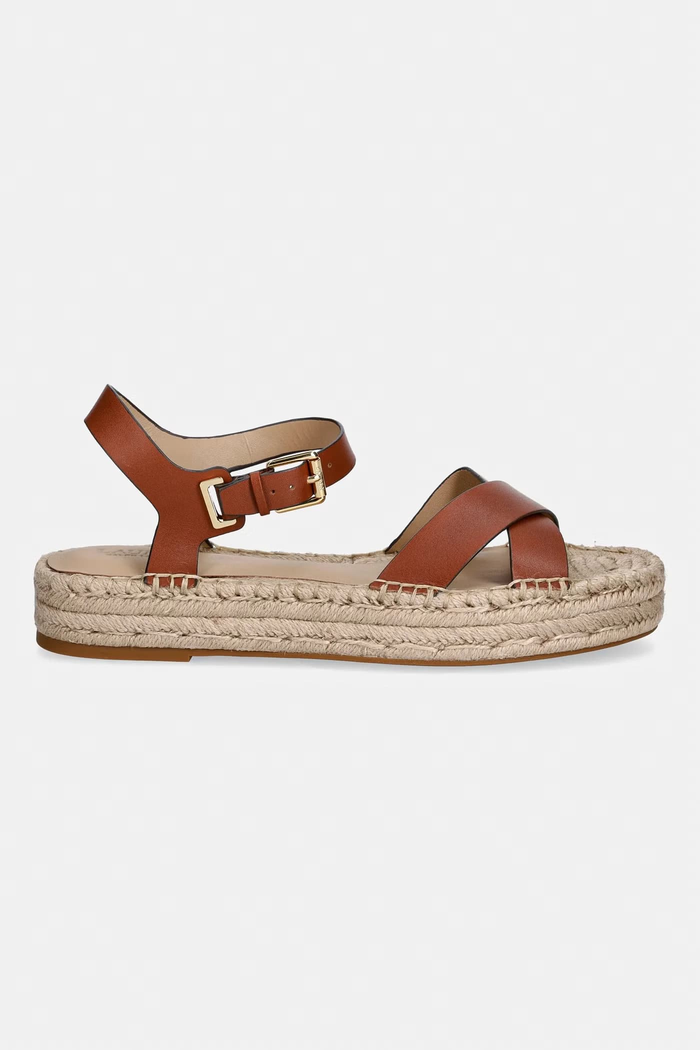 Женские кожаные босоножки на платформе Emeryn - фото 2