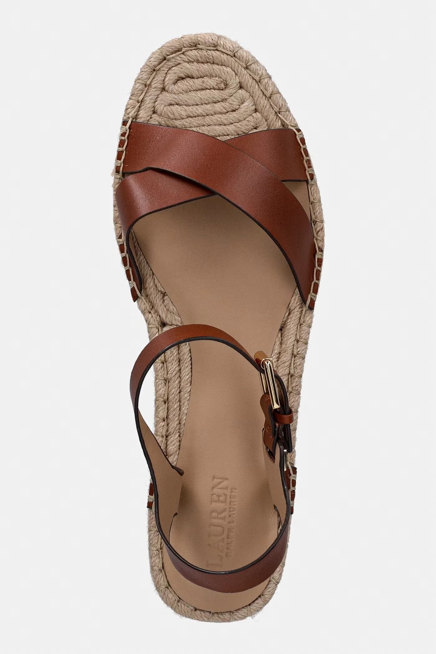 Женские кожаные босоножки на платформе Emeryn - фото 4