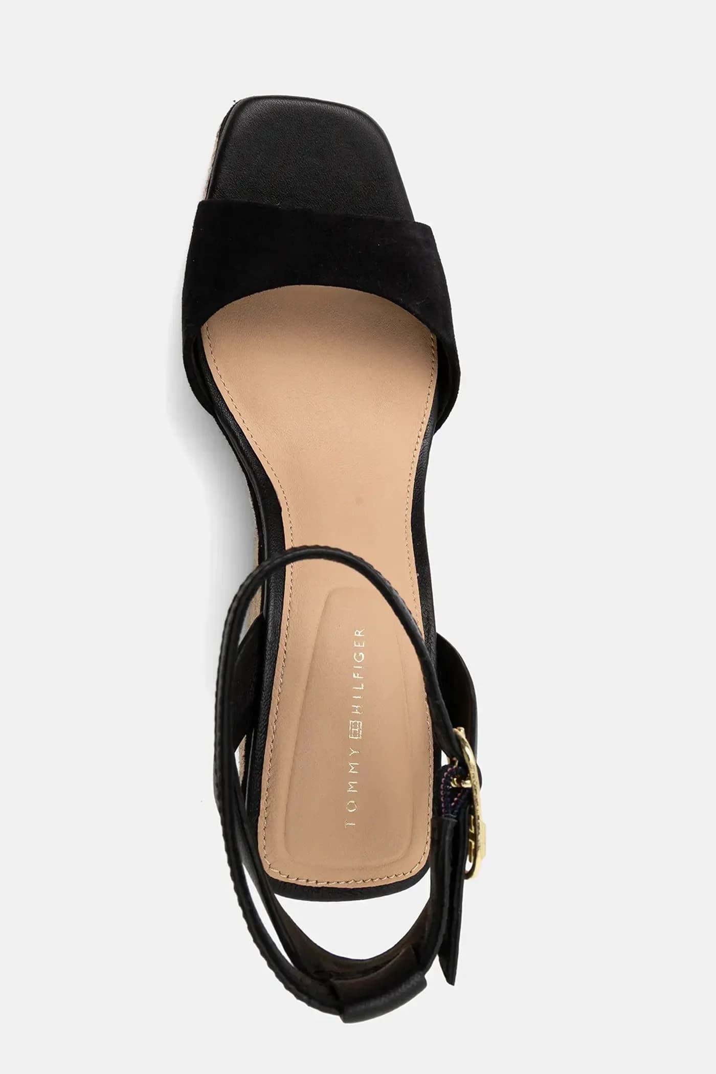 Кожаные сандалии LEATHER & SUEDE HIGH WEDGE ESPAD - фото 5