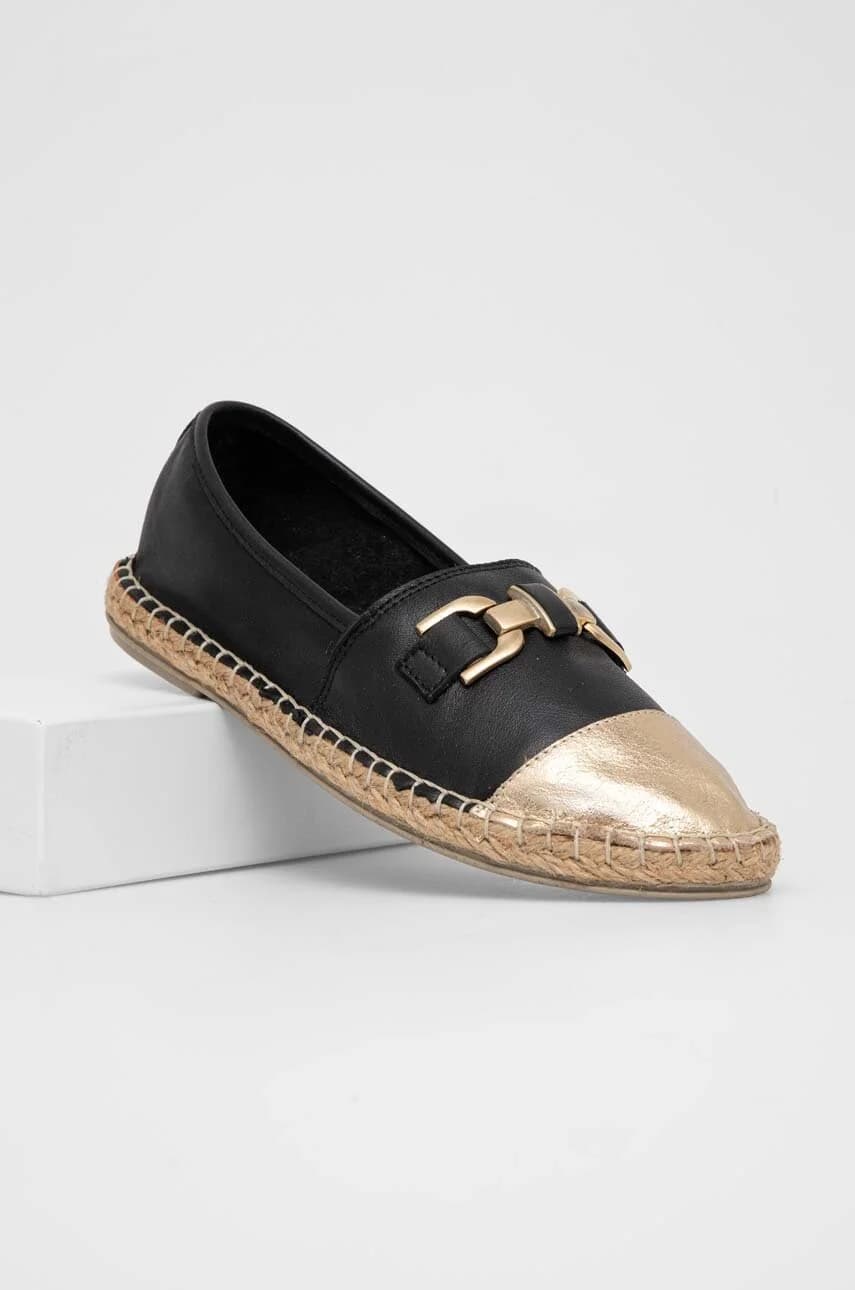 Кожаные эспадрильи - фото 2