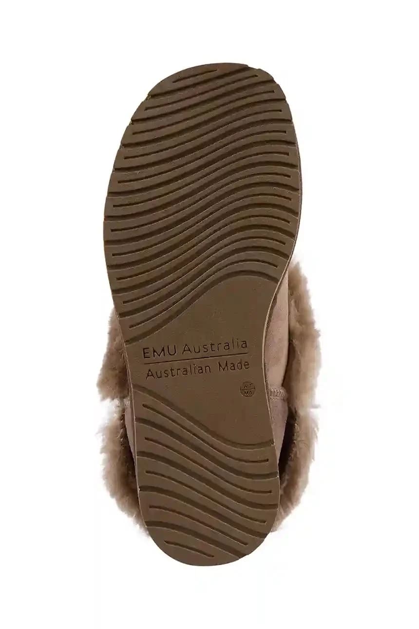 Платиновые замшевые тапочки Mintaro - фото 6