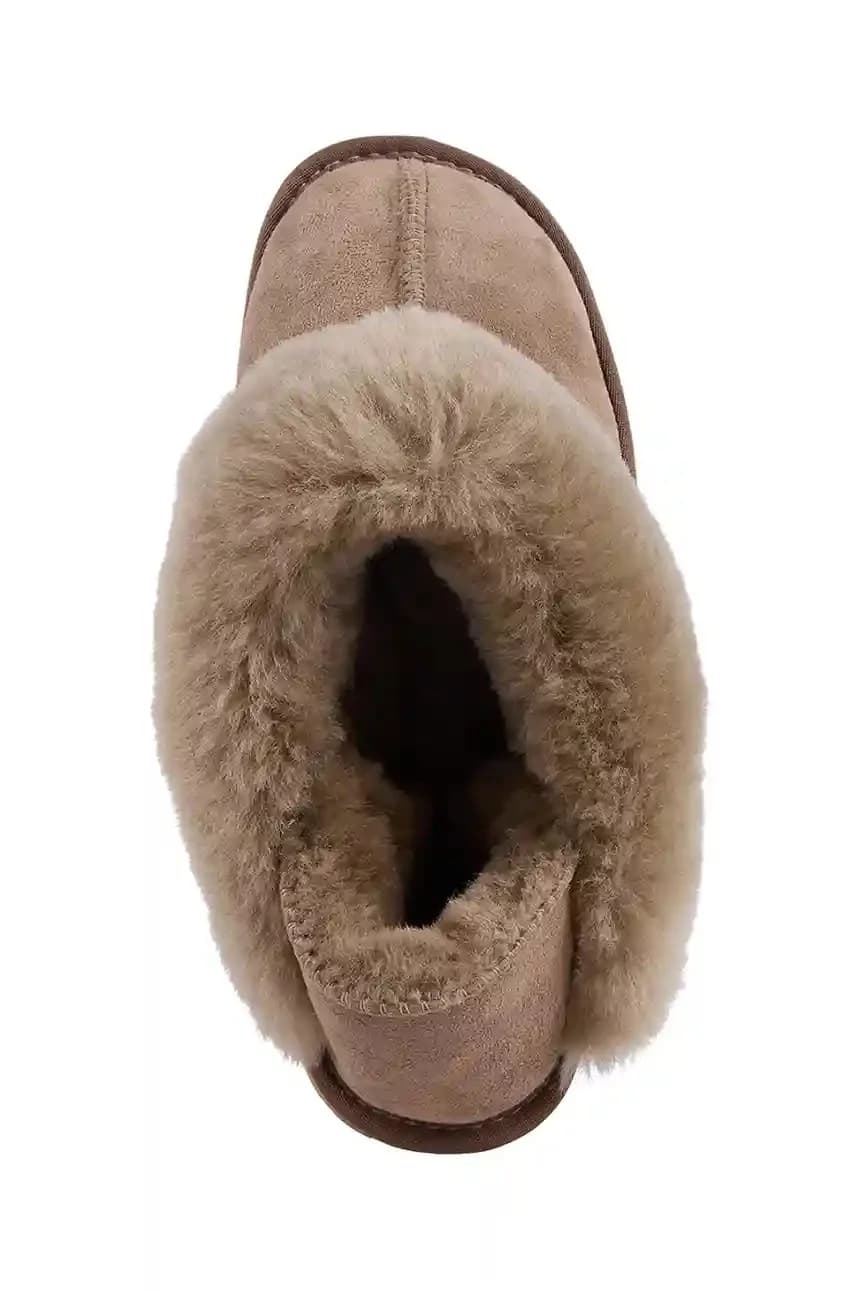 Платиновые замшевые тапочки Balzara - фото 6