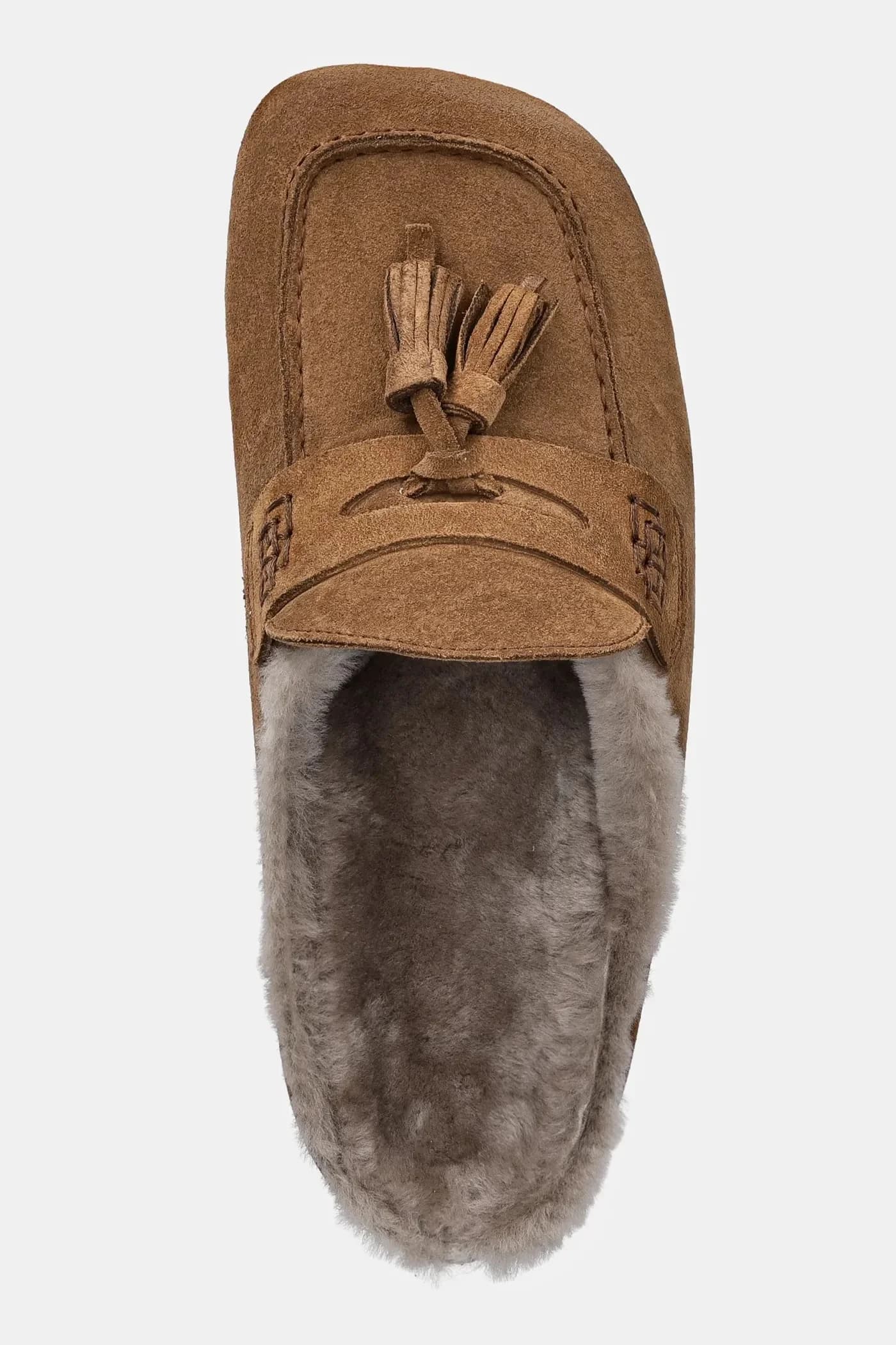 Замшевые шлепанцы - фото 5