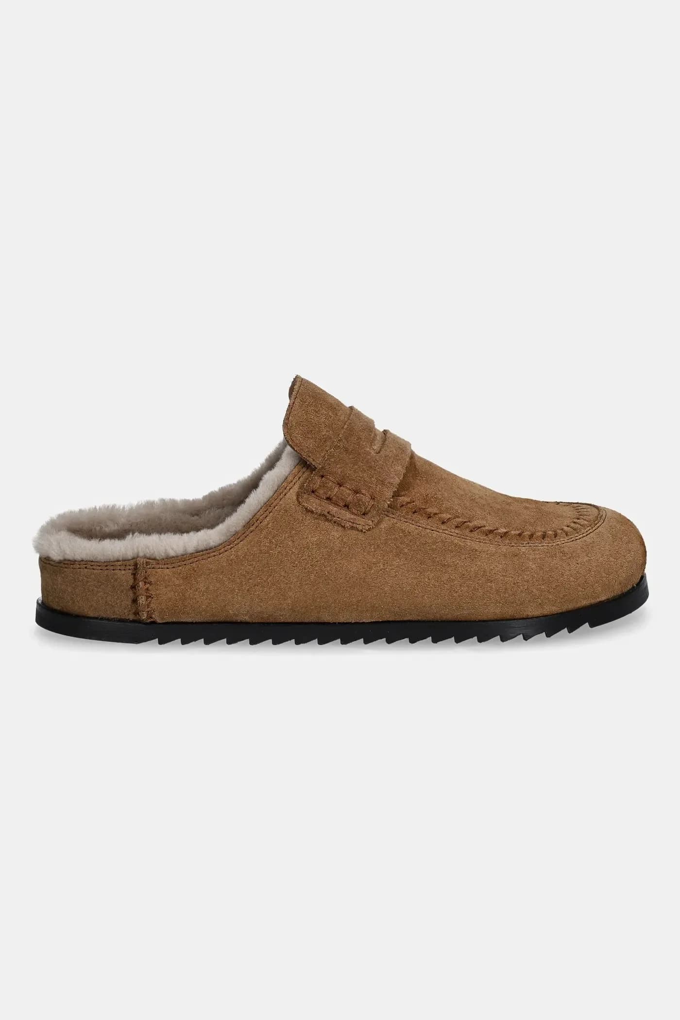 Замшевые шлепанцы - фото 3