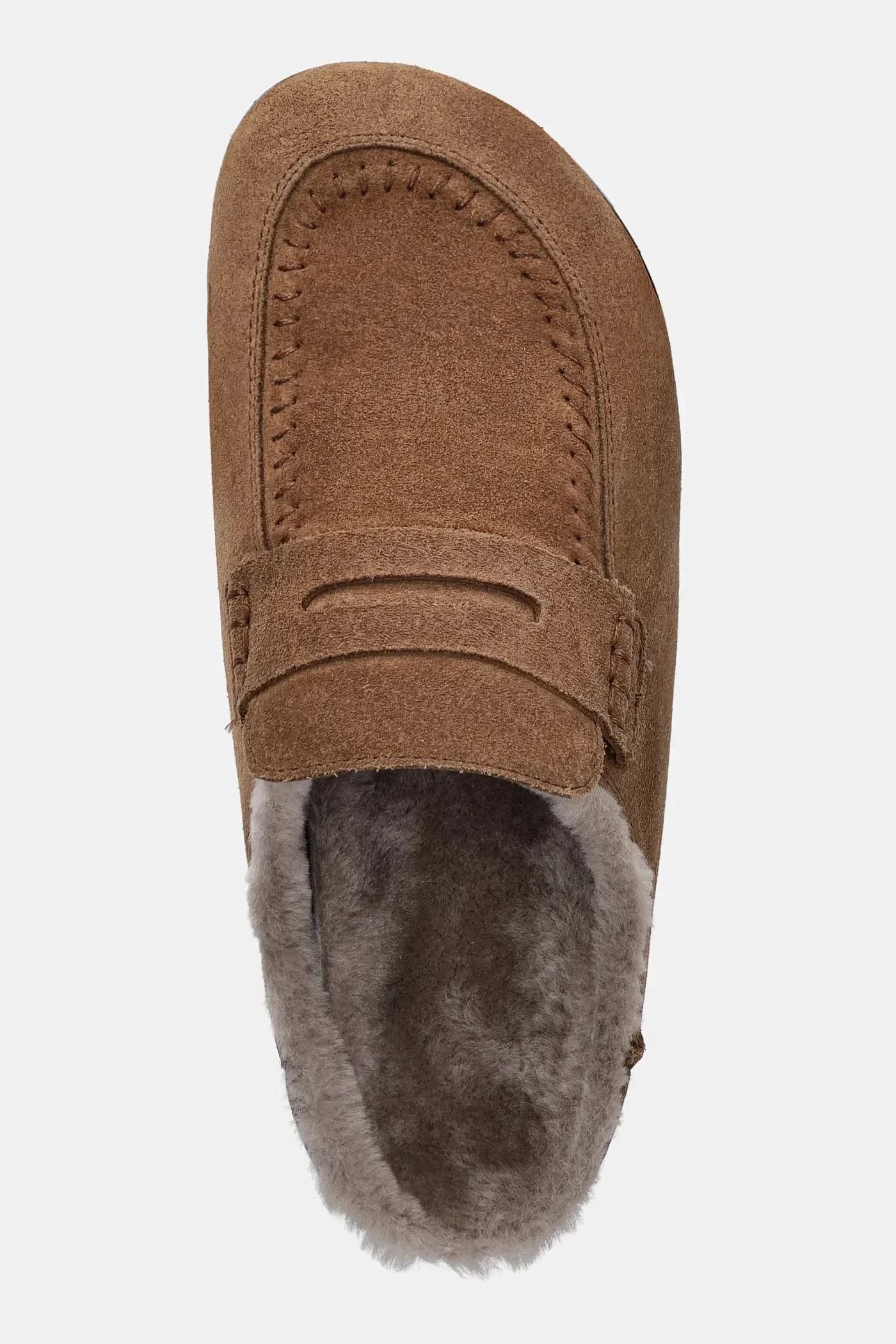 Замшевые шлепанцы - фото 5