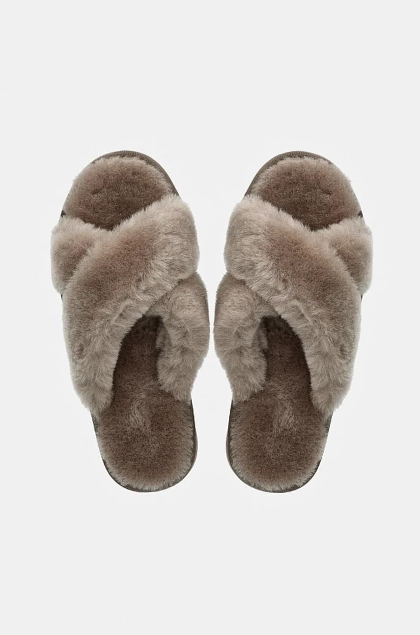 Шерстяные тапочки Answear Lab - фото 4