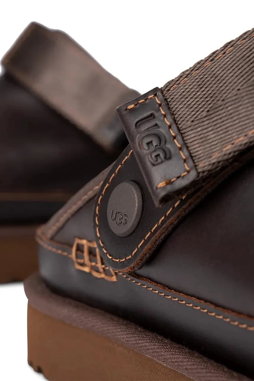 Кожаные шлепанцы Goldenstar Clog Lthr Regen - фото 5