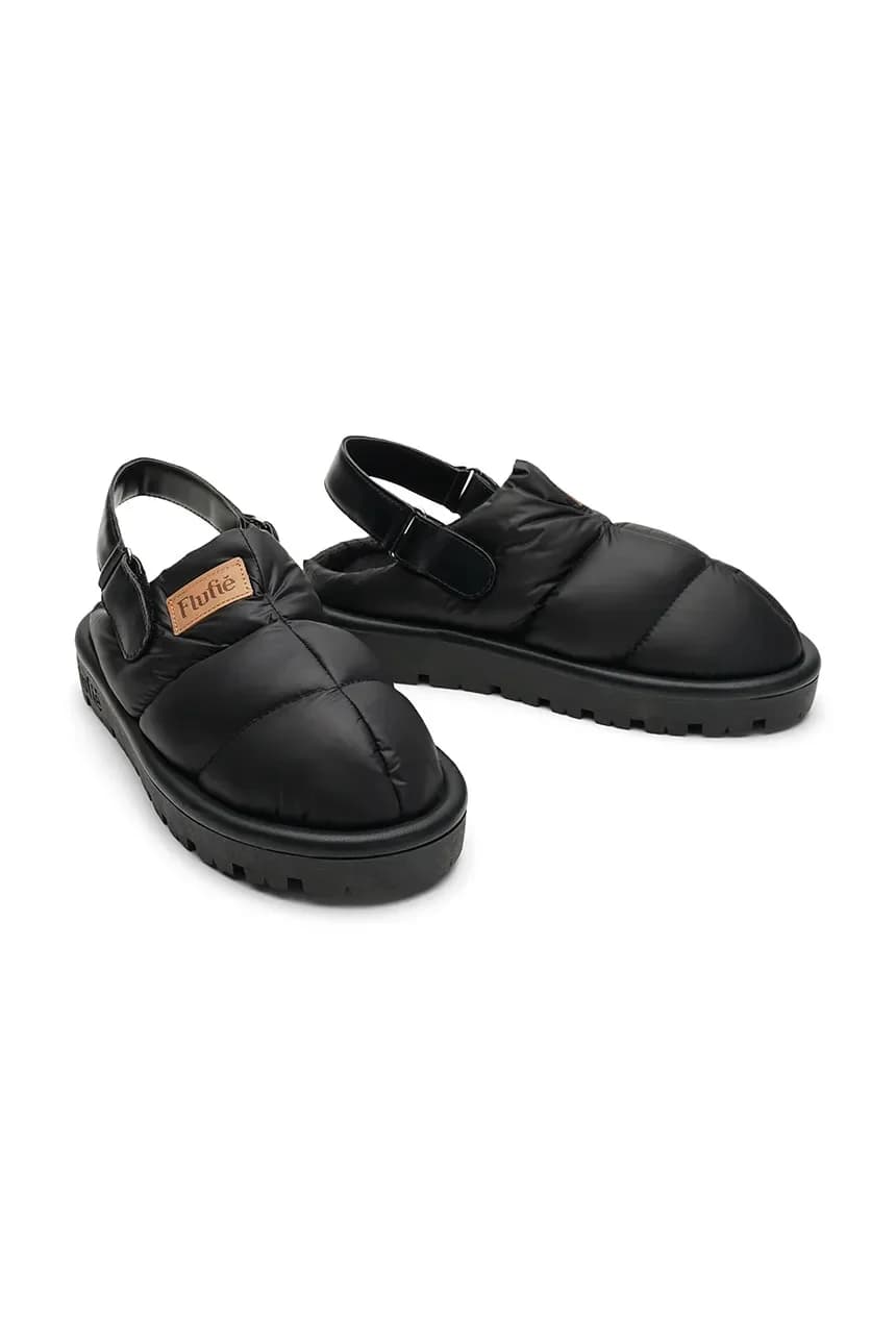 Черные тапочки - фото 4