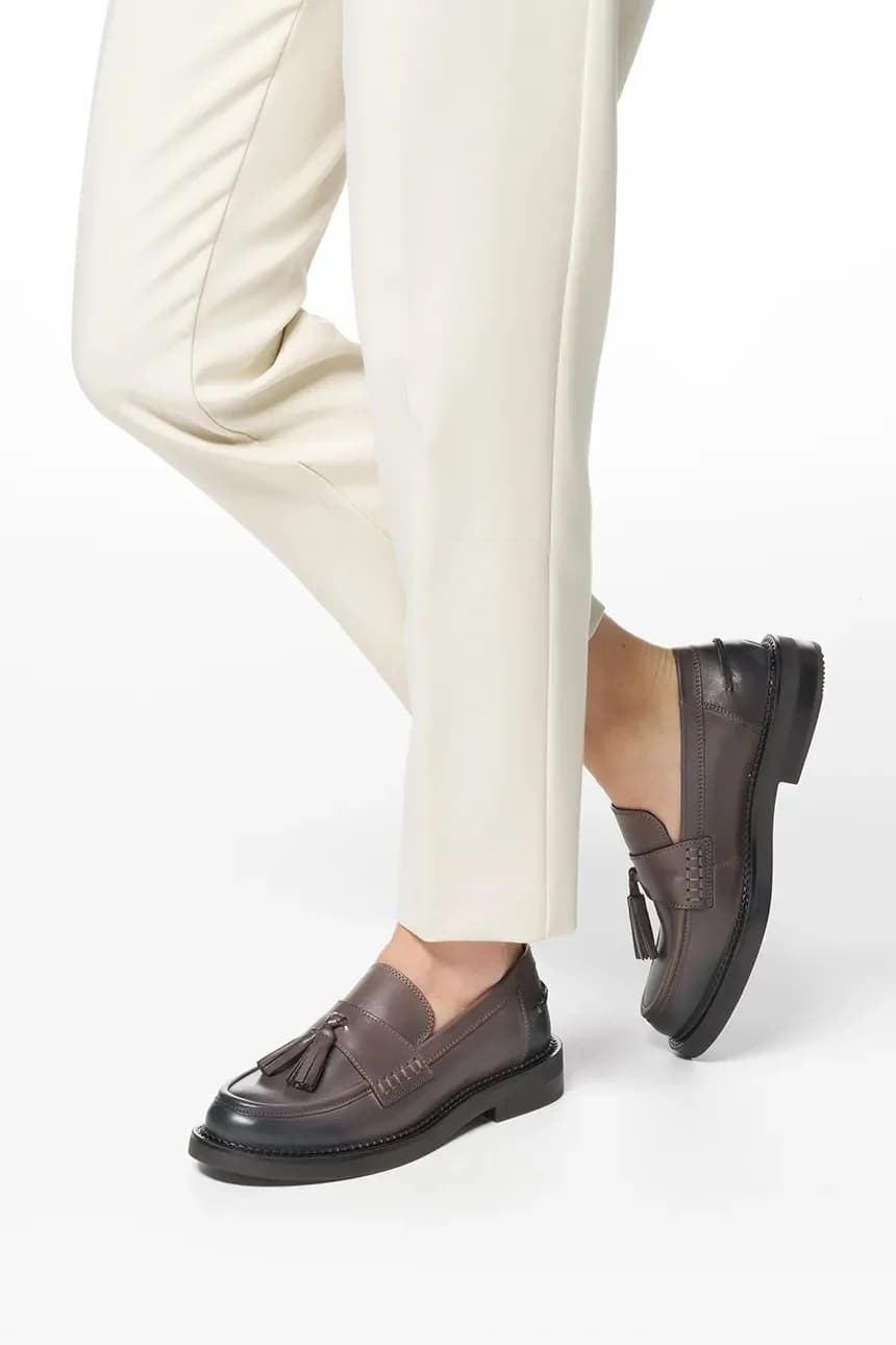 Кожаные мокасины D SERIDA H - фото 7