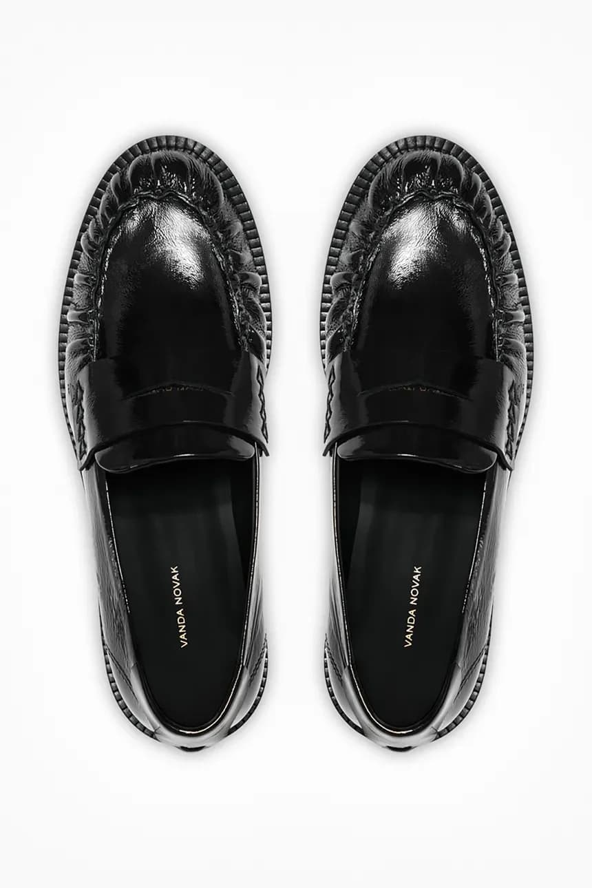 Кожаные мокасины - фото 4