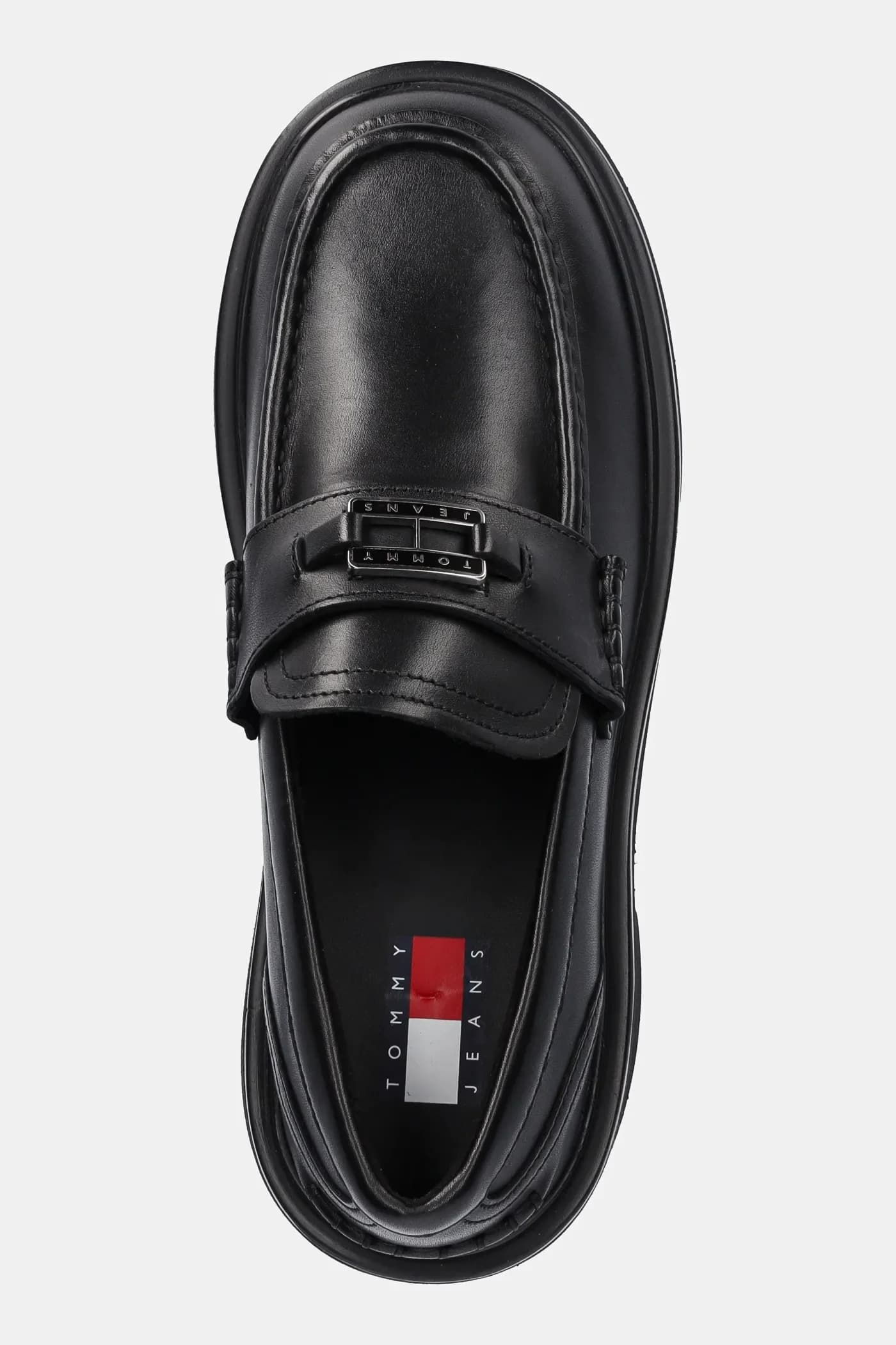 Кожаные мокасины TJW CHUNKY HEEL LOAFER - фото 4