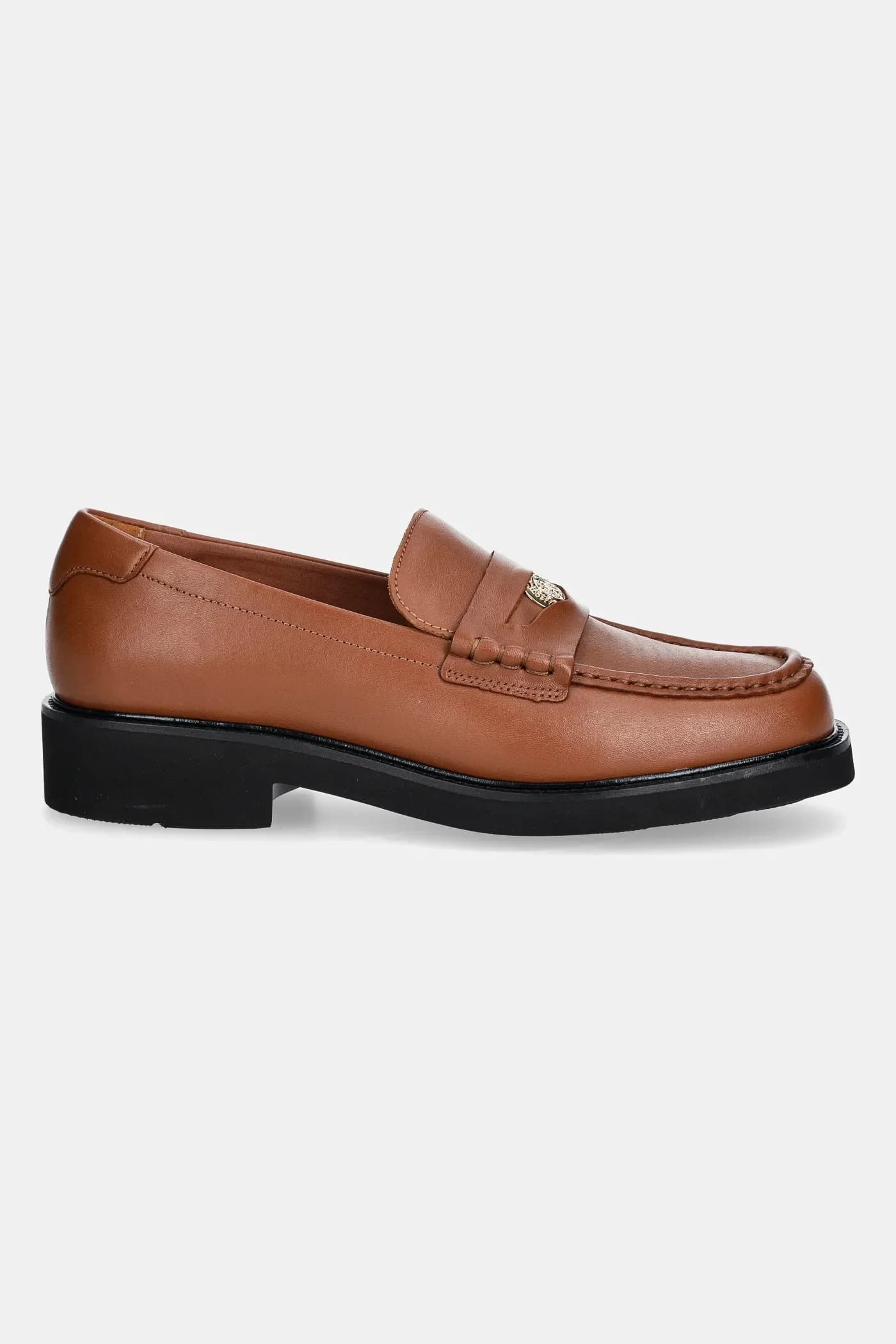 кожаные мокасины PENNY LOAFER с квадратным носком CREST - фото 2