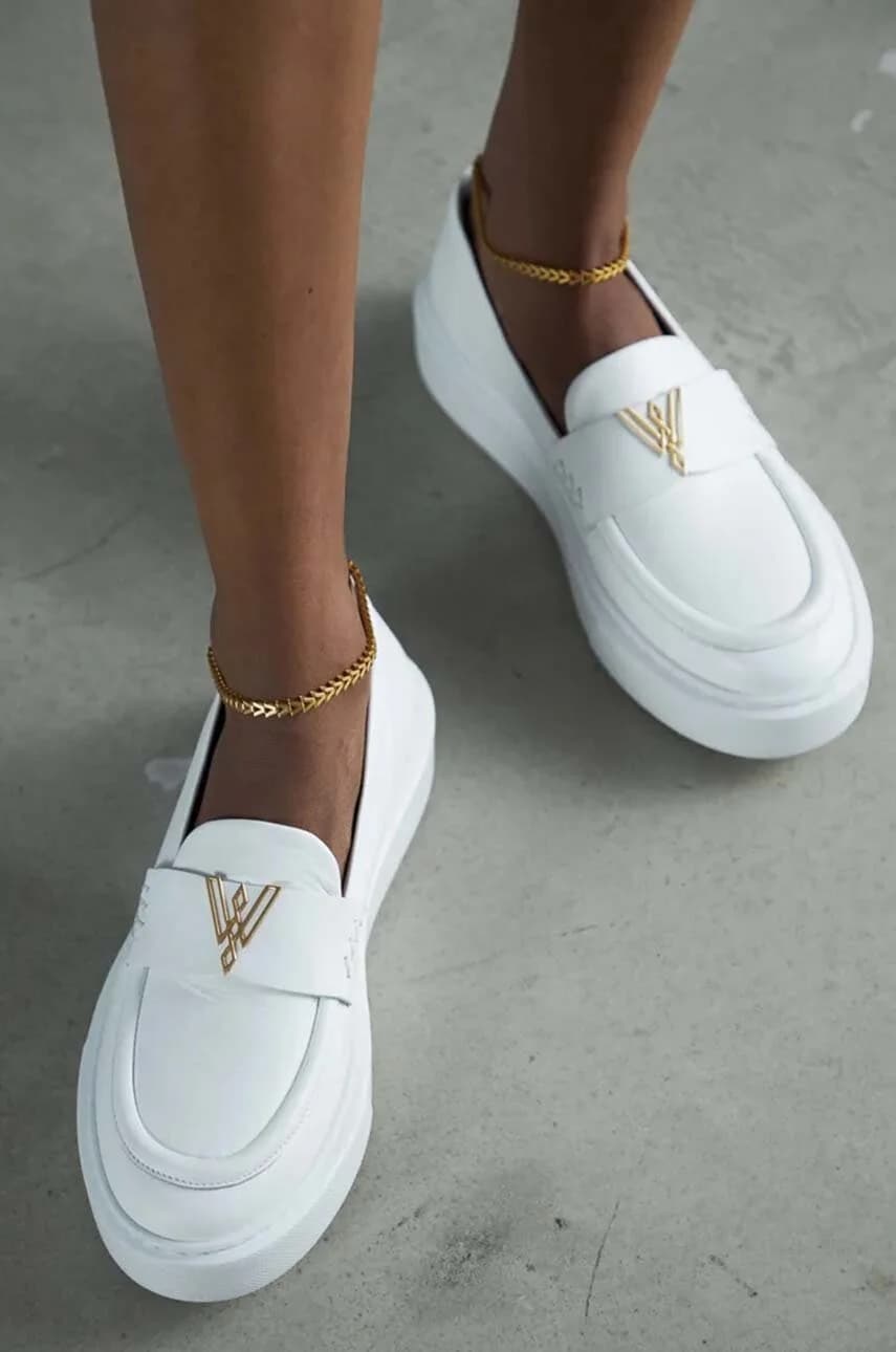 кожаные мокасины Kayla - фото 5