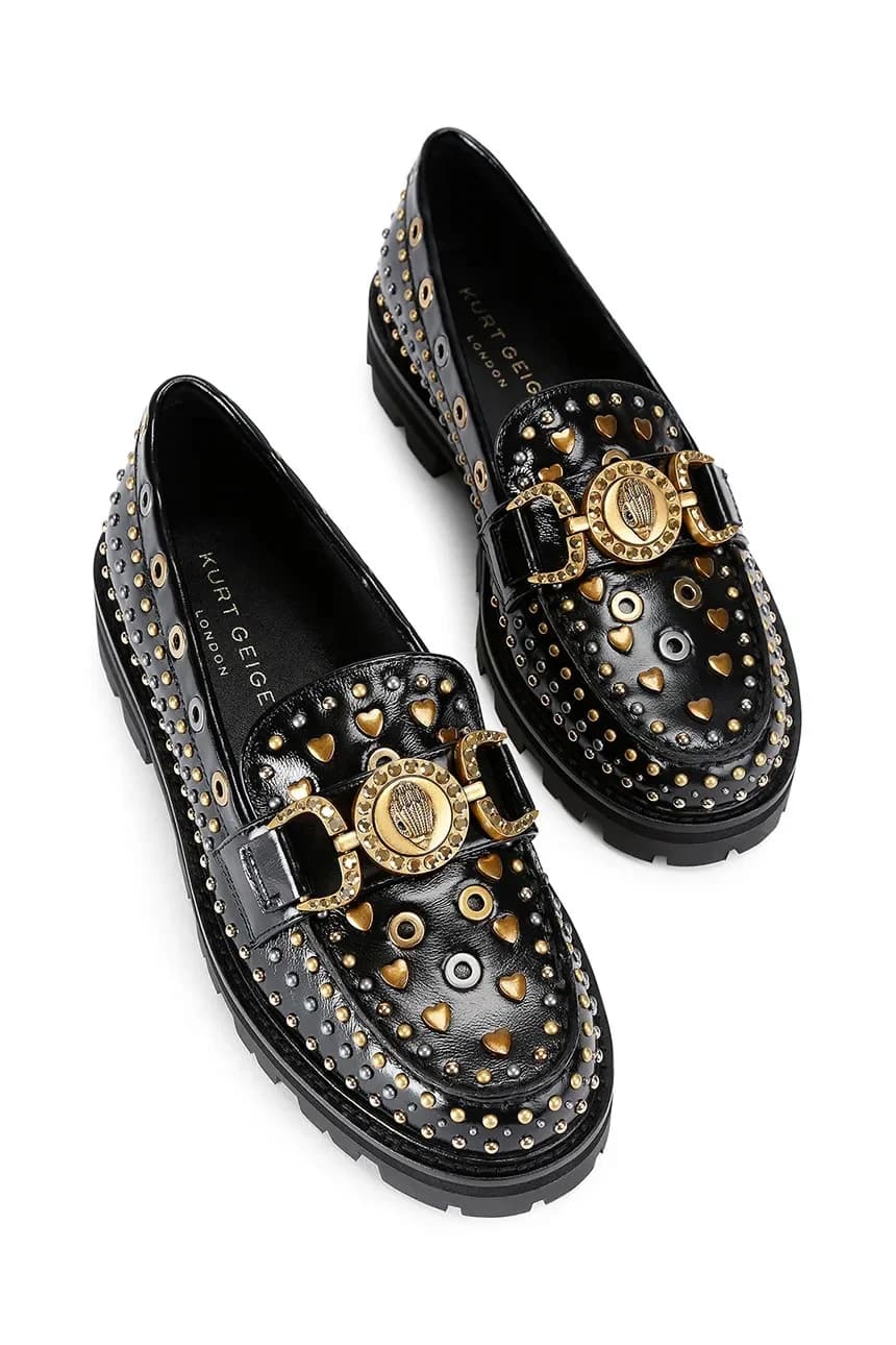 Кожаные мокасины Mansion Stud Loafer - фото 2