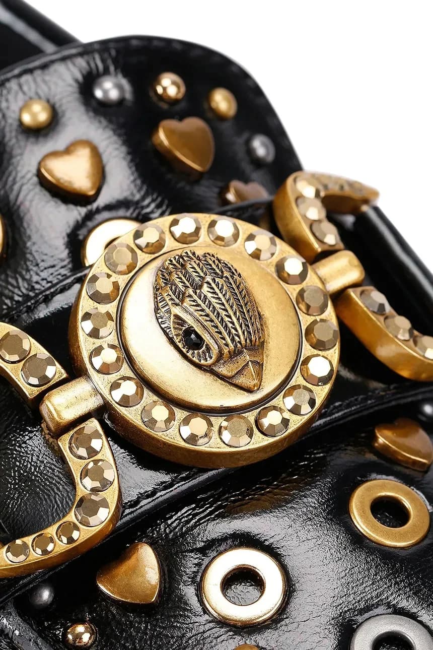 Кожаные мокасины Mansion Stud Loafer - фото 4