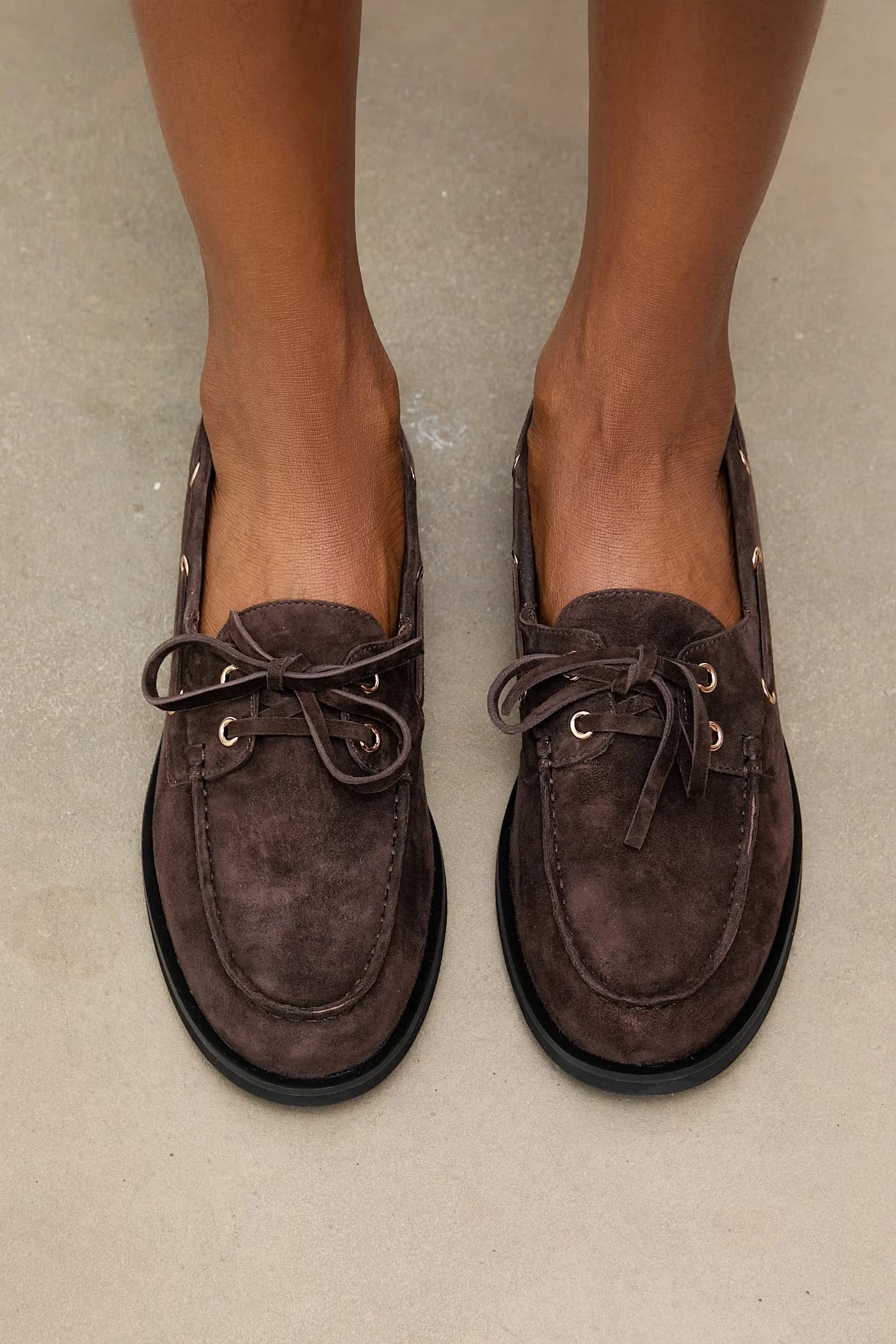 Замшевые мокасины - фото 8