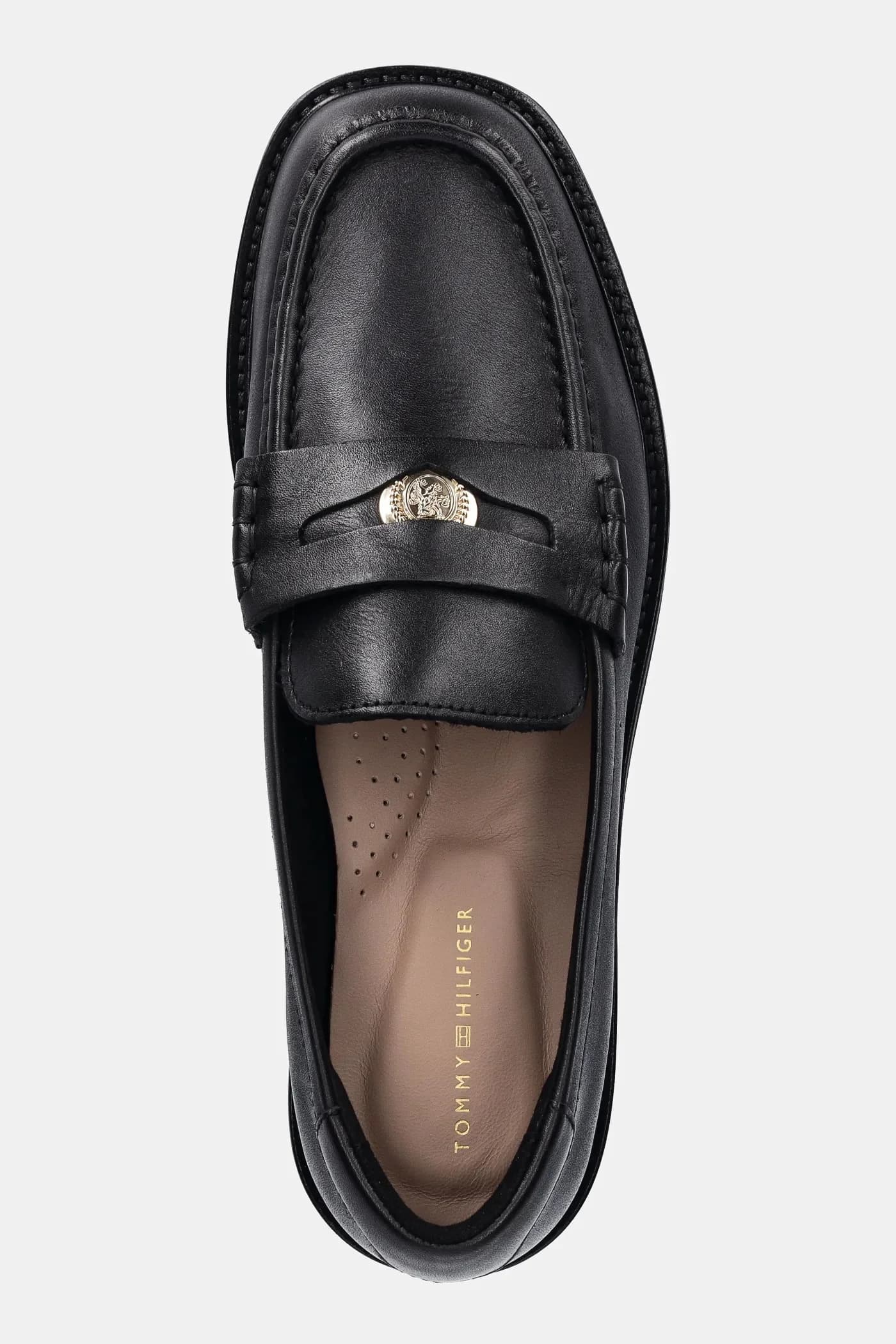 кожаные мокасины PENNY LOAFER с квадратным носком CREST - фото 4