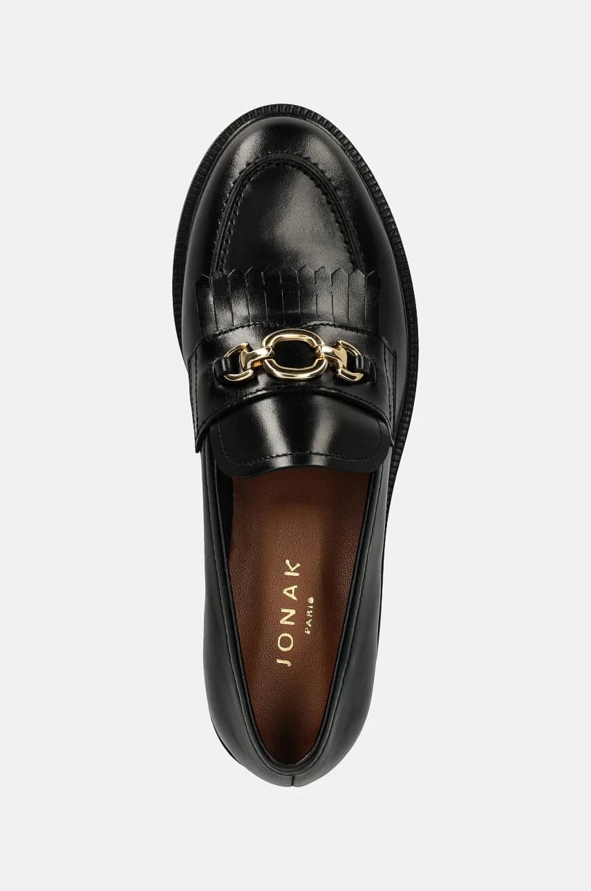 Кожаные мокасины DELPHES - фото 4