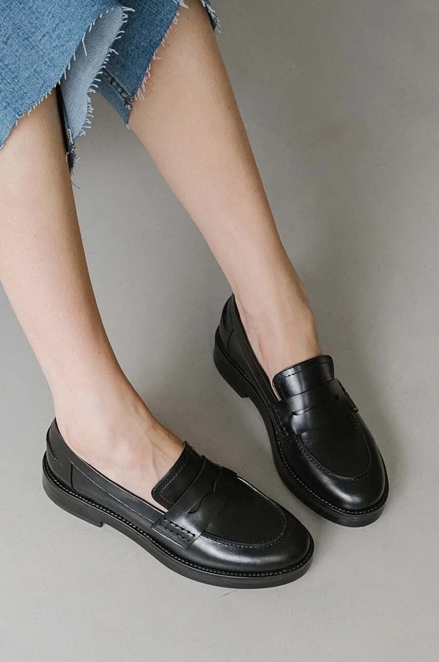 Кожаные мокасины MIRNA CUIR - фото 6