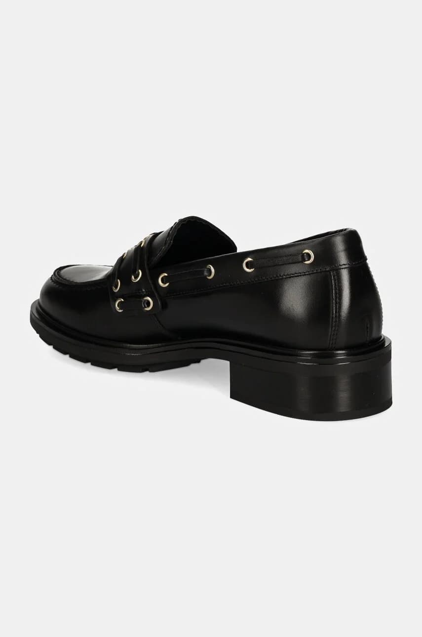 NAUTICAL EYELETS LEATHER LOAFER кожаные мокасины - фото 3