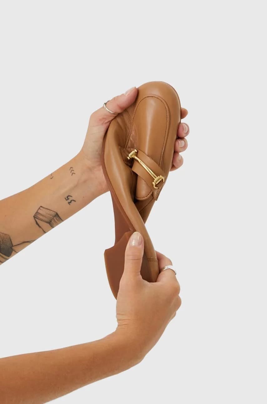 Кожаные мокасины - фото 5