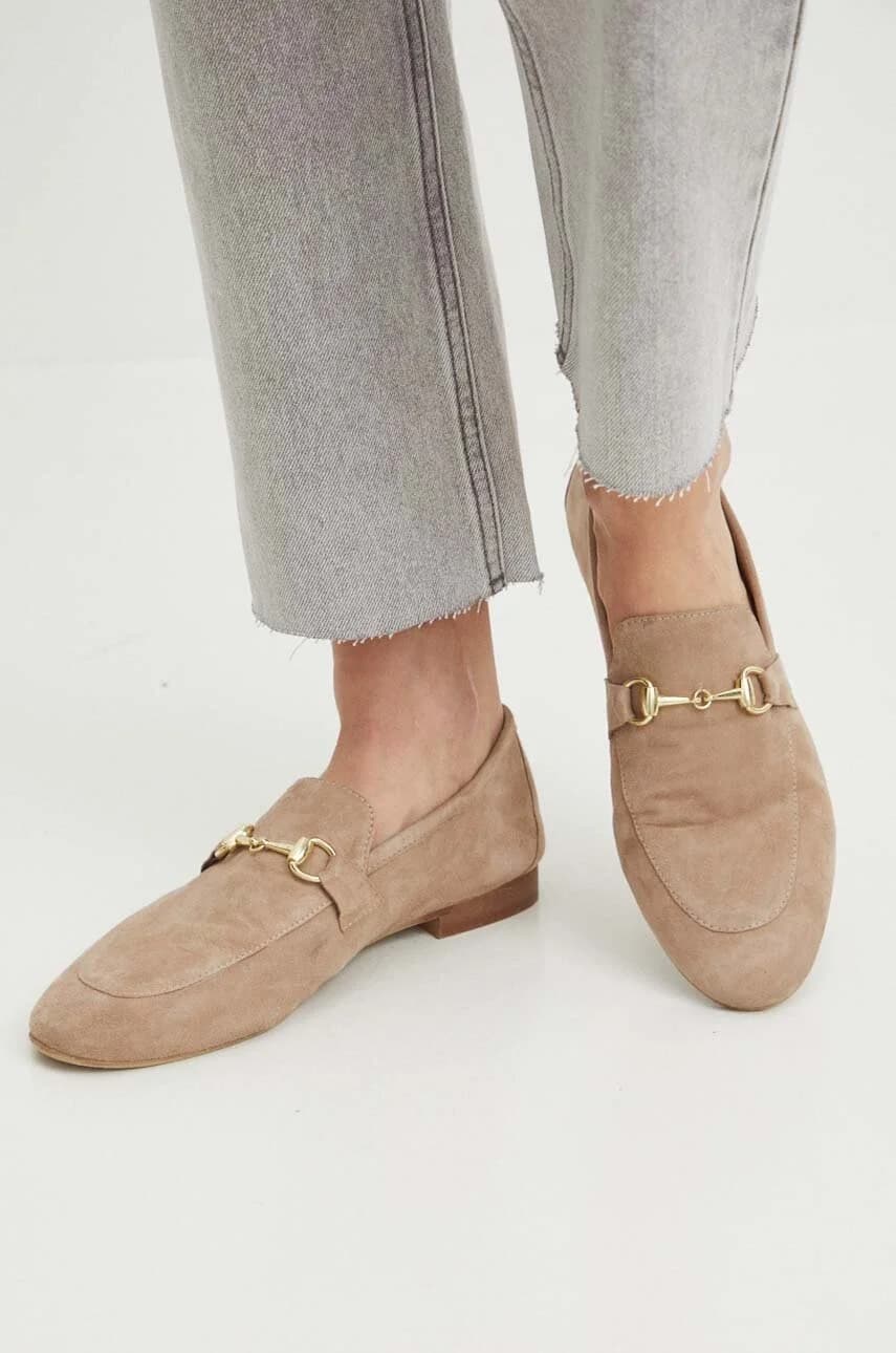 Замшевые мокасины