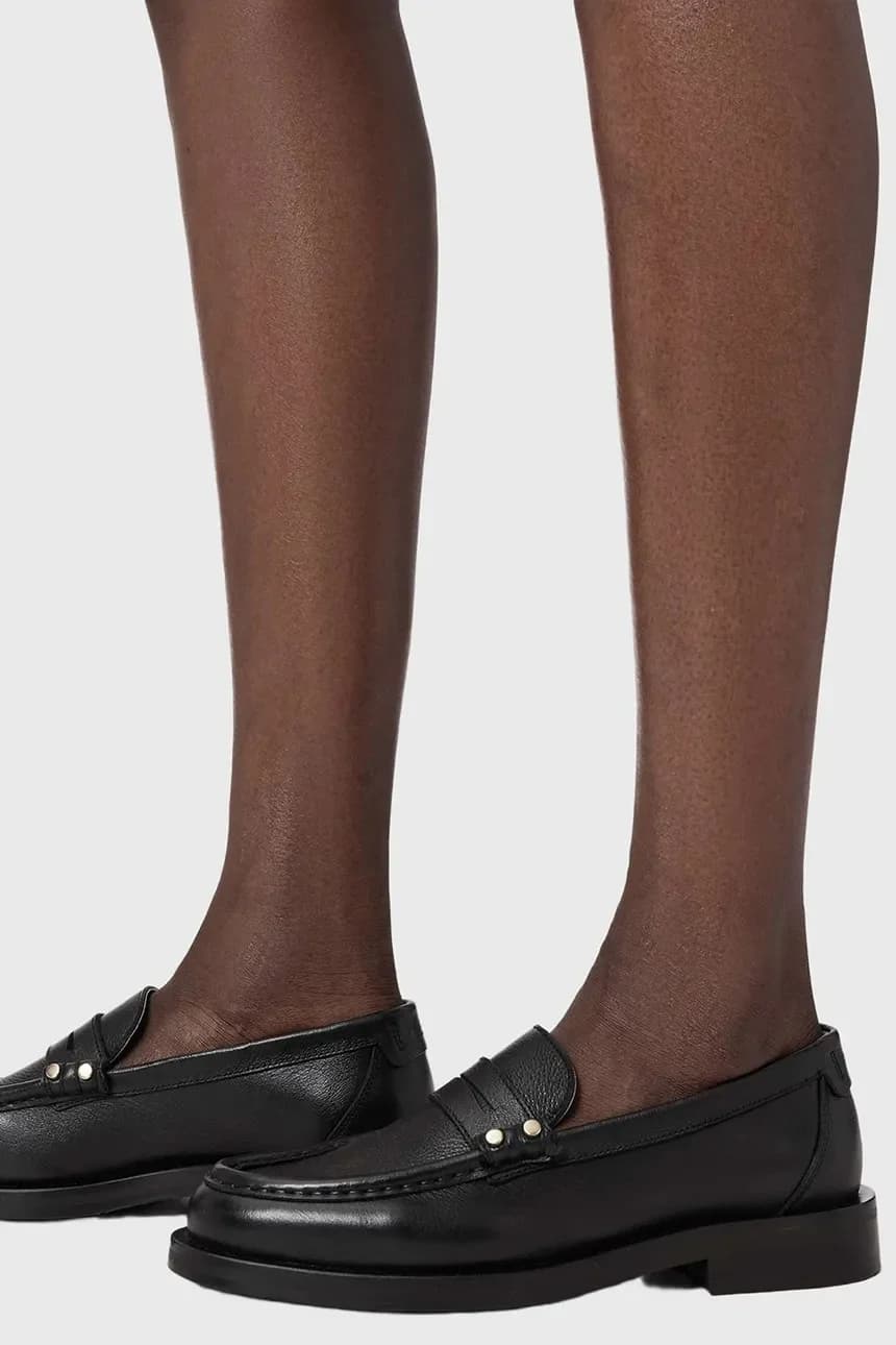 Женские кожаные мокасины Bloom Stud Loafer - фото 6