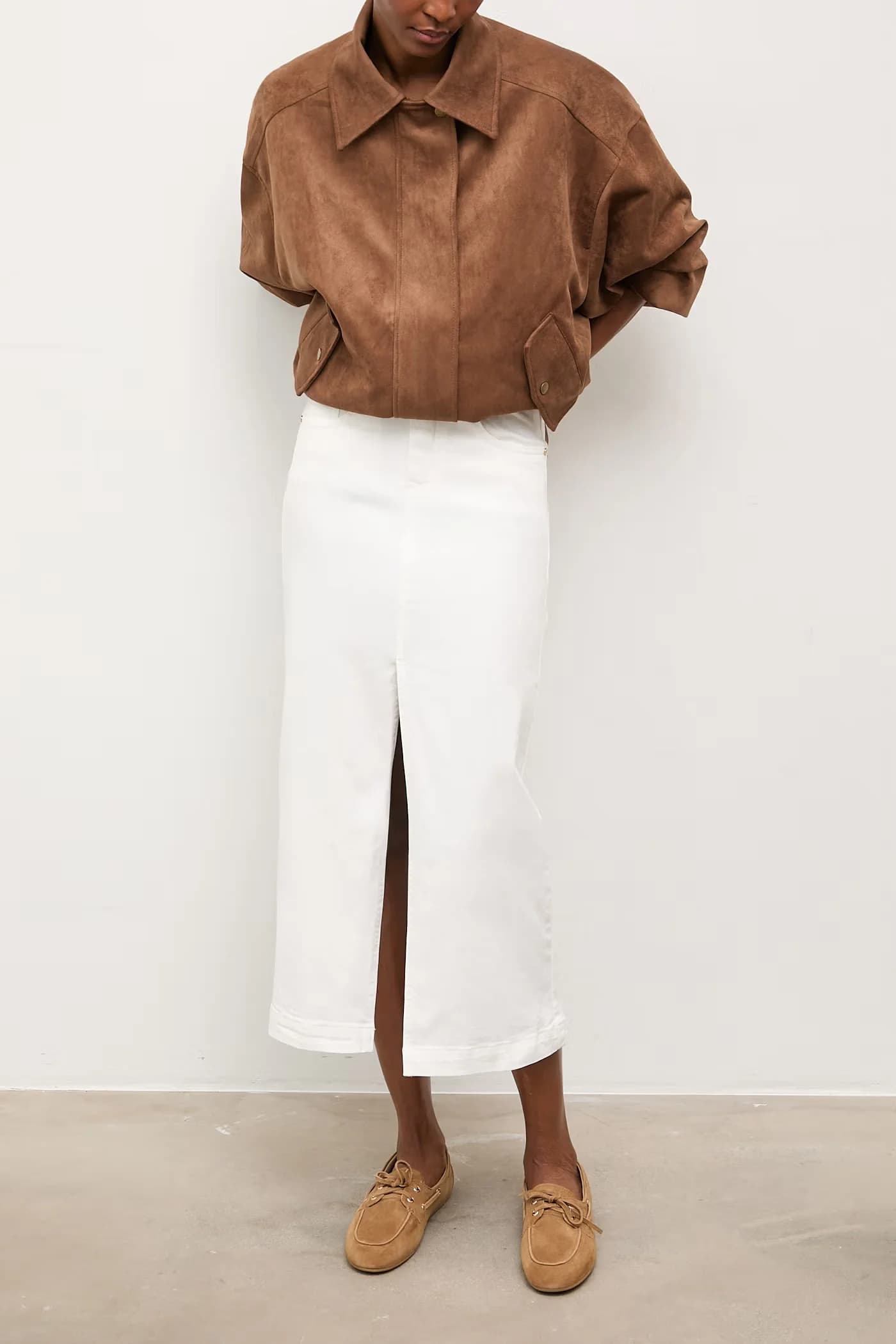 Замшевые мокасины - фото 7