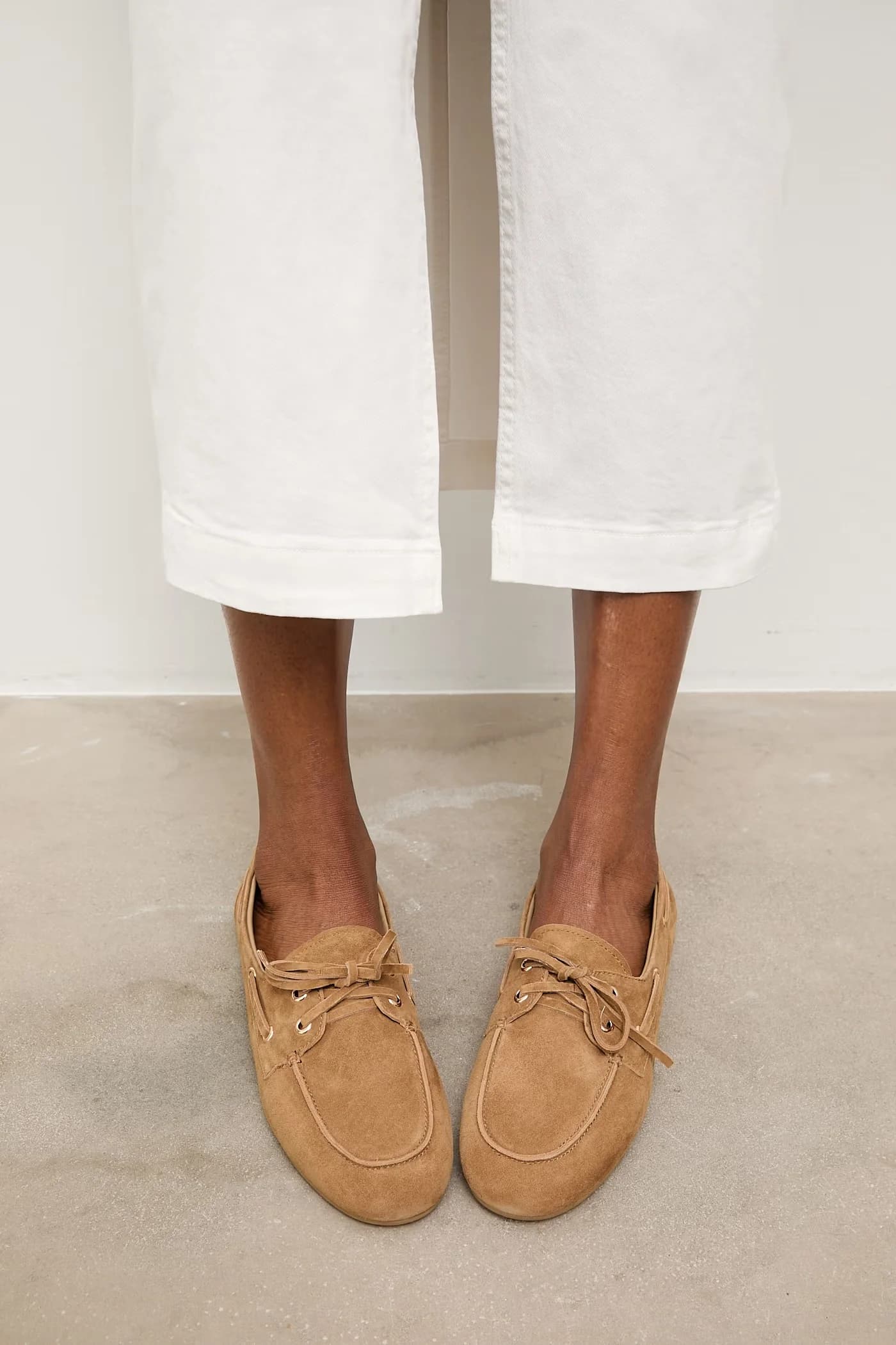 Замшевые мокасины - фото 8