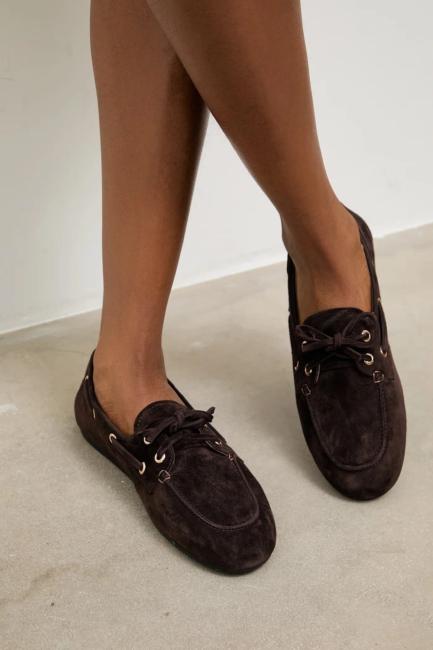 Замшевые мокасины - фото 8