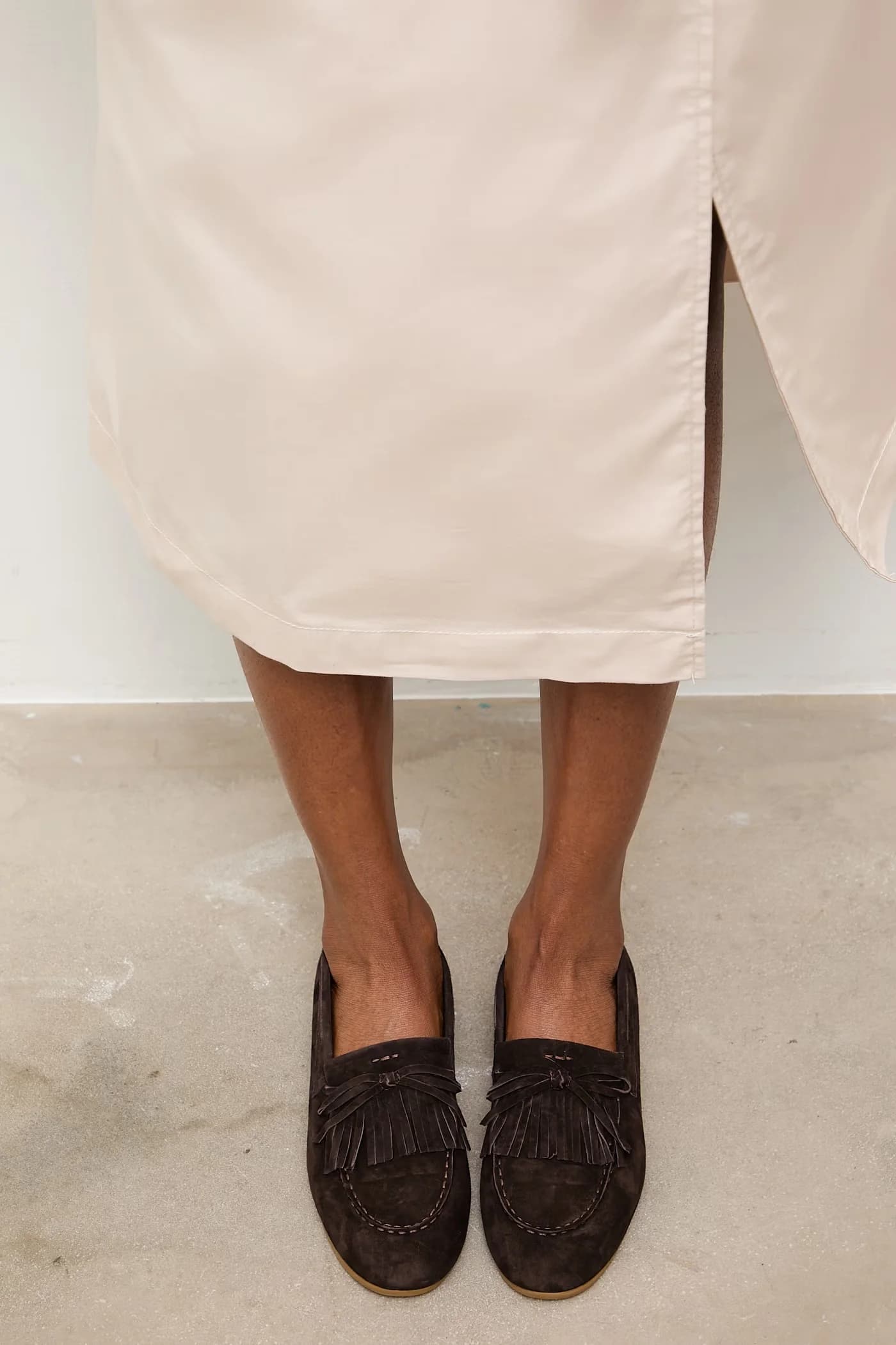 Замшевые мокасины - фото 8