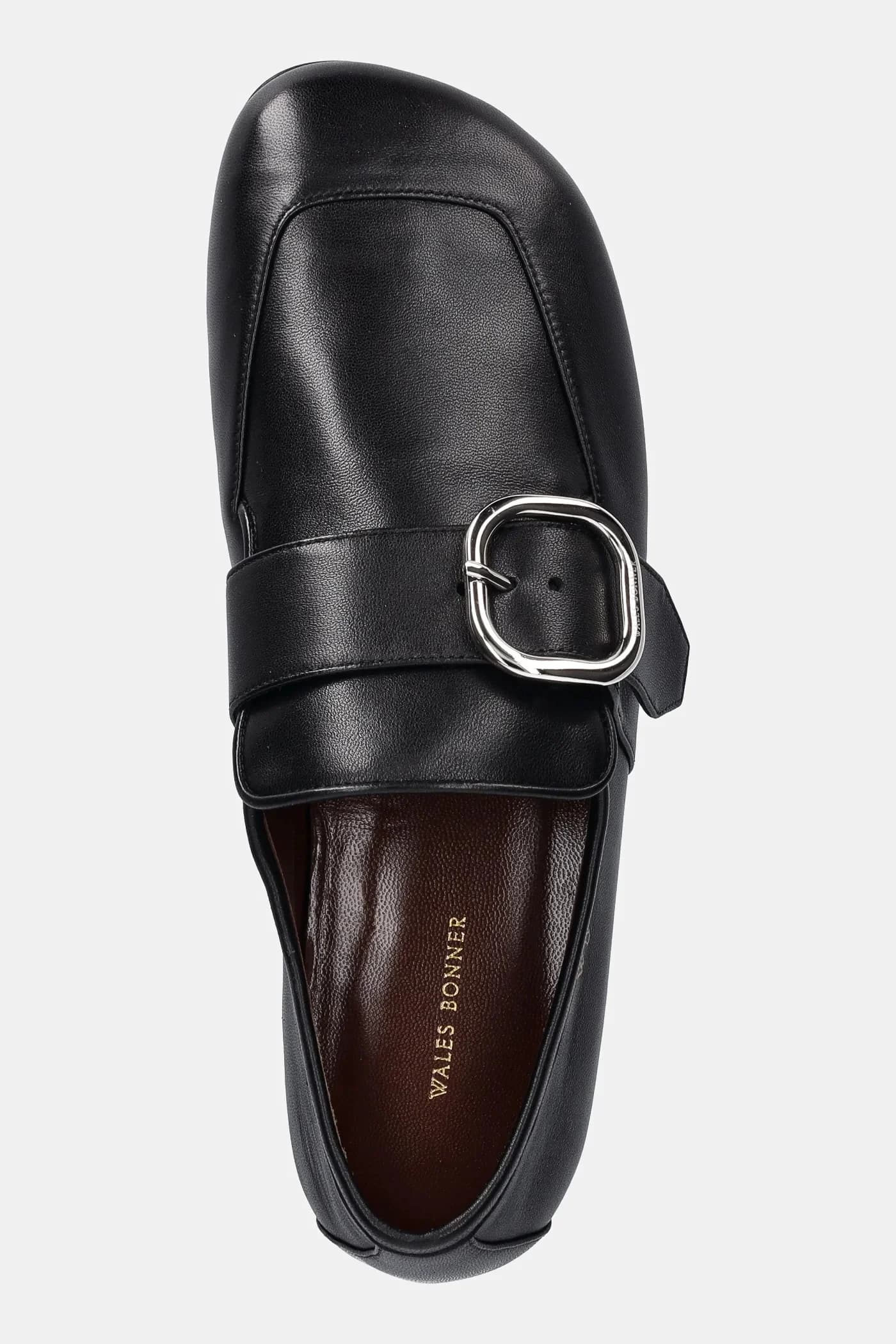 Кожаные мокасины с пряжкой Slipper - фото 4