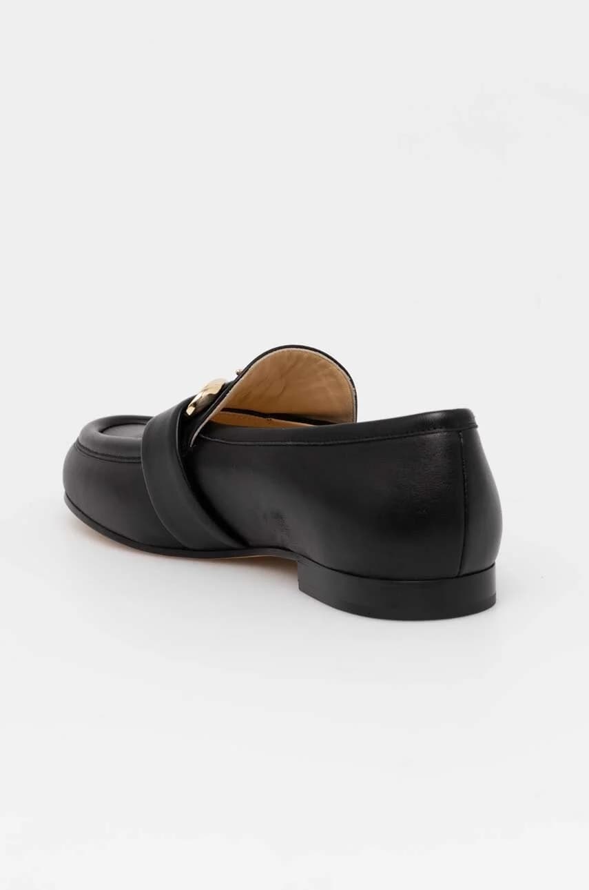 кожаные мокасины с монограммой - фото 3